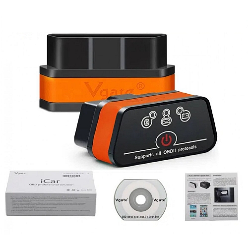 Aвто сканер Vgate iCar2 v1.5 Bluetooth / блютуз OBD2 ELM327, 2020р. Aвто сканер Vgate iCar2 v1.5 Bluetooth / блютуз OBD2 ELM327, 2020р.