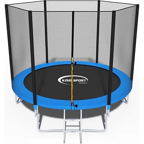 Батут 312см King Sport c сіткою та драбинкою Посилений