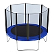 Батут Jump 252 см з зовнішньою сіткою синій