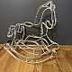 Світлодіодна декоративна фігура Конячка-гойдалка LightZone, теплий білий