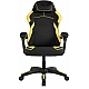 Комп'ютерне ігрове крісло Vector (Тканина) Чорно-жовте, геймерське крісло KO48CZE