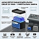 3,3 кВт LiFePO4 Комплект резервного живлення Інвертор гібридний Datouboss + 2 акумулятора 12V/100Ah Easun Power