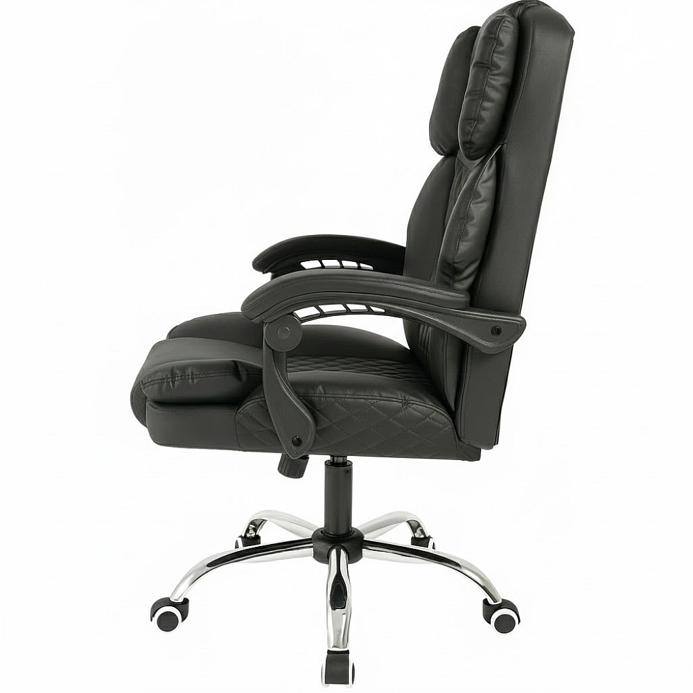 Офісне крісло до 150 кг Master Prestige KO42CZ Чорне комп'ютерне крісло для дому та офісу