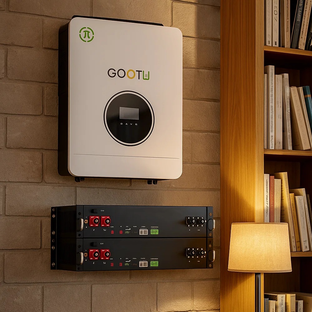 6,2 кВт Комплект резервного живлення Гібридний інвертор Gootu + два акумулятори Dyness B4850 LiFePO4