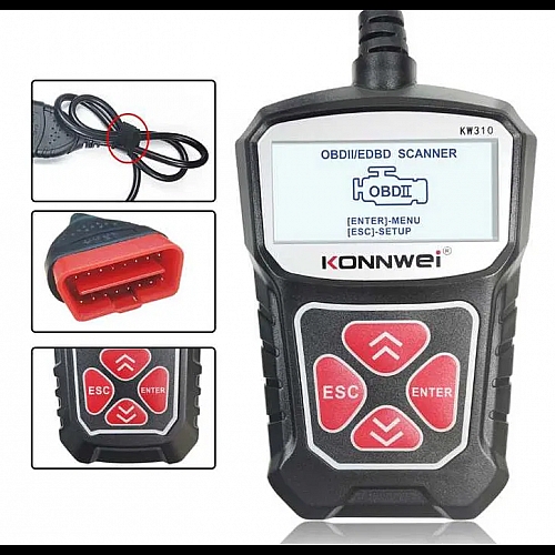 Автосканер Konnwei KW310 obd2 діагностика авто Автосканер Konnwei KW310 obd2 діагностика авто