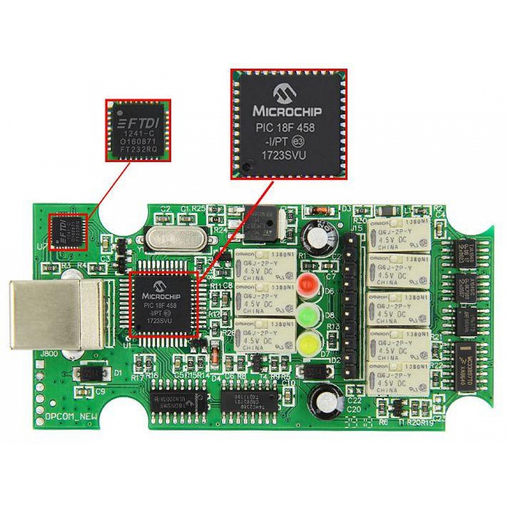 Сканер OP-COM 1.70 чіп PIC18F458 flash OBD2 opcom OBD Сканер OP-COM 1.70 чіп PIC18F458 flash OBD2 opcom OBD