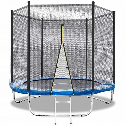 Батут Fit-Net 252 см дитячий прижковий сітка + сходи