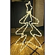 Новорічна світлодіодна декоративна фігура Ялинка LightZone, теплий білий