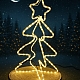 Новорічна світлодіодна декоративна фігура Ялинка LightZone, теплий білий