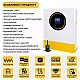 11 кВт Комплект Гібридний інвертор Anenji з Wi-Fi + 2 акумулятора DAH Solar 51.2V 100Ah, BMS, Bluetooth для резервного живлення