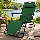 Комплект шезлонг-лежак Axeon 2 шт, до 120 кг, зелений, розкладний