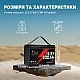 3 кВт LiFePO4 Комплект резервного живлення Інвертор Ameisentech WiFi + 2 акумулятора Idzlldi 12V 100Ah з BMS для будинку, квартири