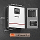 2,5 кВт*год LiFePO4 Комплект резервного живлення Humsienk інвертор 1 кВт + 12V/200Ah акумулятор