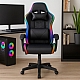 Крісло геймерське ProGame з RGB підсвіткою GX-150 комп'ютерне ігрове