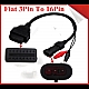 Перехідник для сканера 3 Pin OBD 2 для Chery, Fiat, Lancia, Amulet Перехідник для сканера 3 Pin OBD 2 для Chery, Fiat, Lancia, Amulet