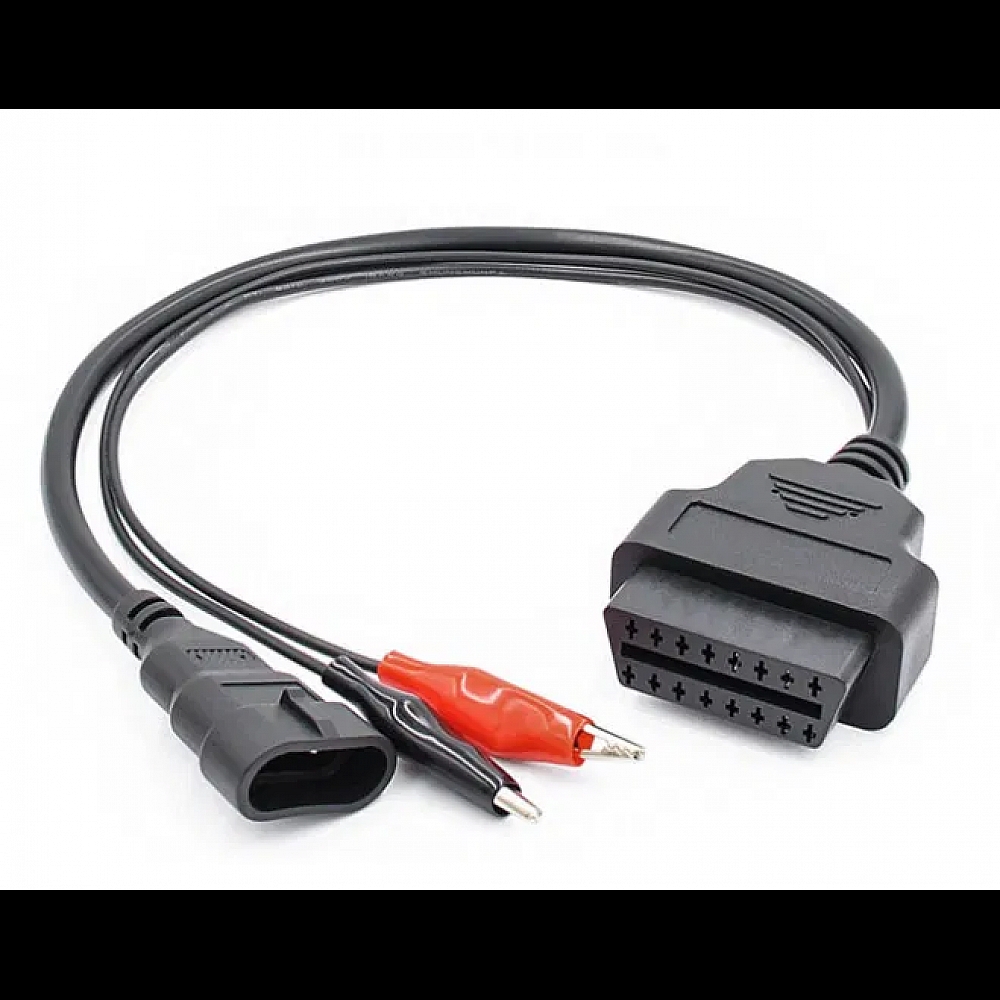 Перехідник для сканера 3 Pin OBD 2 для Chery, Fiat, Lancia, Amulet Перехідник для сканера 3 Pin OBD 2 для Chery, Fiat, Lancia, Amulet