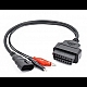Перехідник для сканера 3 Pin OBD 2 для Chery, Fiat, Lancia, Amulet Перехідник для сканера 3 Pin OBD 2 для Chery, Fiat, Lancia, Amulet