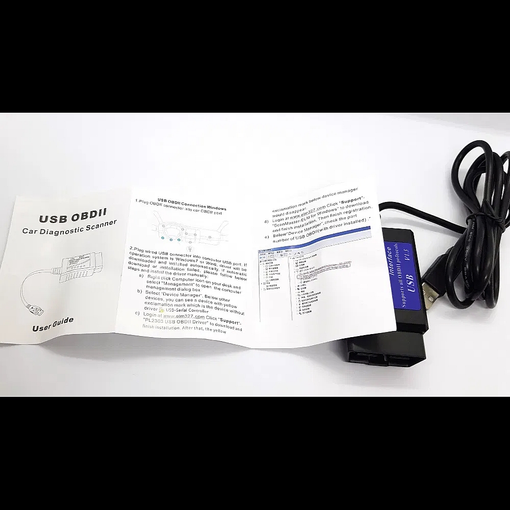 Сканер USB помилок авто діагностика ELM327 V1.5 PIC 25K80 OBD2 обд2 усб Сканер USB помилок авто діагностика ELM327 V1.5 PIC 25K80 OBD2 обд2 усб