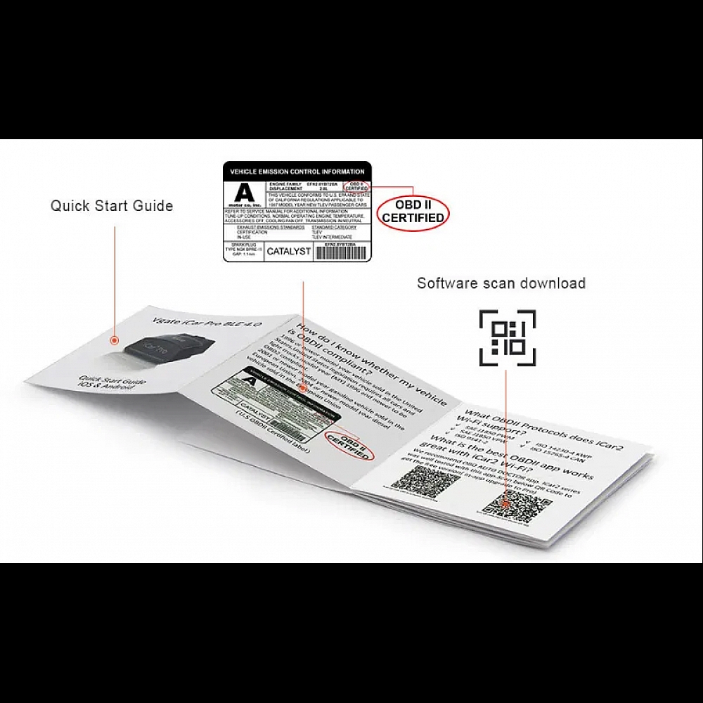 Діагностичний OBD2 сканер Vgate iCar Pro ELM327 Блютуз 3 Android Діагностичний OBD2 сканер Vgate iCar Pro ELM327 Блютуз 3 Android