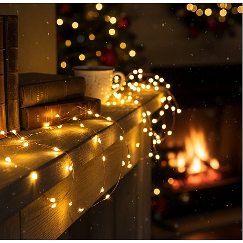 Світлодіодна гірлянда CASA Deco 160 Micro-LED 1.6 м теплий білий