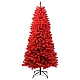 Штучна новорічна ялинка 213 см пишна, червона (VA70T-1122RT)