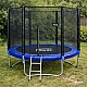 Батут посилений Fitonix 183 см до 100 кг захисна сітка + драбинка, 6 футів для дітей та підлітків