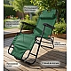 Комплект шезлонг-лежак Axeon 4 шт, до 120 кг, зелений, розкладний