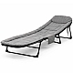 Туристичне ліжко-шезлонг Ideal Garden розкладне з матрацом, посилене