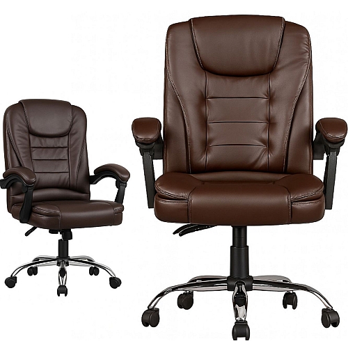 Офісне крісло Prime Коричневе комп'ютерне крісло