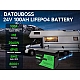 LiFePO4 24V 100Ah Акумулятор Datouboss, 120A, BMS, 2560Wh