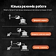 3,8 кВт*год LiFePO4 Комплект резервного живлення інвертор Humsienk 1 кВт + 12V/300Ah акумулятор Datouboss