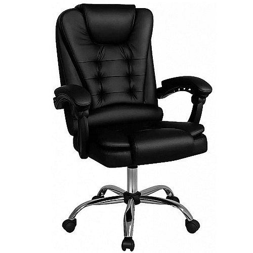 Офісне крісло Boss Чорне, комп'ютерне крісло