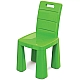 Дитячий стіл та два стільці, Doloni пластиковий Зелений