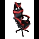 Геймерське крісло Vicotan VIP професійне, чорно-червоне