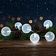 Світлодіодна гірлянда на батарейках Oecolux LED Tischdekoration Kunststoffkugel, біле світло