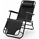 Комплект шезлонг-лежак Axeon 4 шт, до 120 кг, чорний, розкладний