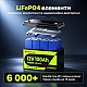 LiFePO4 12V/100Ah Акумулятор CyperOcean з BMS 100 А для систем резервного живлення