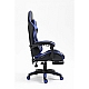 Крісло геймерське Gamery професійне чорно-синє комп'ютерне ігрове