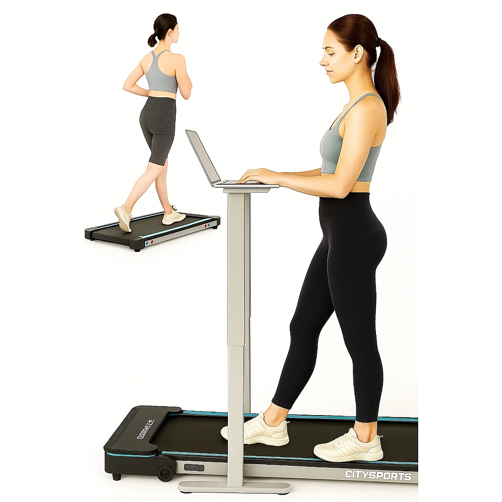 Уцінка бігова доріжка Citysports компактна до 6 км/год, 900 Вт, 110 кг