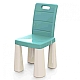 Дитячий стіл та два стільці, Doloni пластиковий Бірюзовий