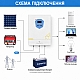 6,2 кВт LiFePO4 Комплект резервного живлення: гібридний інвертор Daxtromn + 51.2V 100Ah Lithtech акумулятор для будинку, квартири
