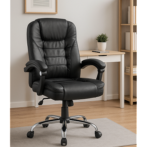 Офісне крісло Prime Чорне комп'ютерне крісло