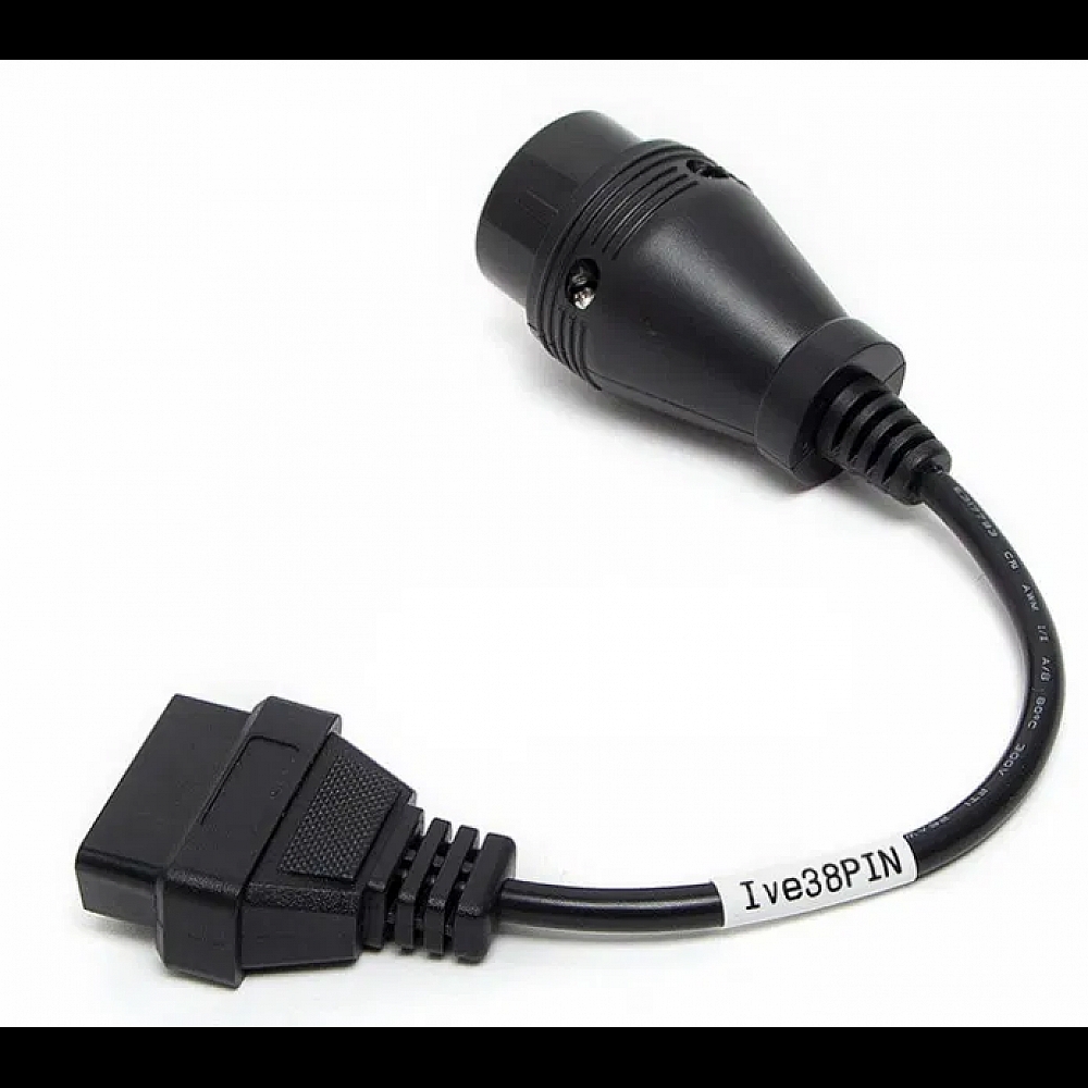 Перехідник на Iveco з 38 pin на OBD2 16 пін Адаптер для сканера Перехідник на Iveco з 38 pin на OBD2 16 пін Адаптер для сканера