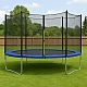 Батут FunJump 252 см захисна сітка, 8 футів дитячий стрибковий