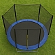 Батут FunJump 252 см захисна сітка, 8 футів дитячий стрибковий