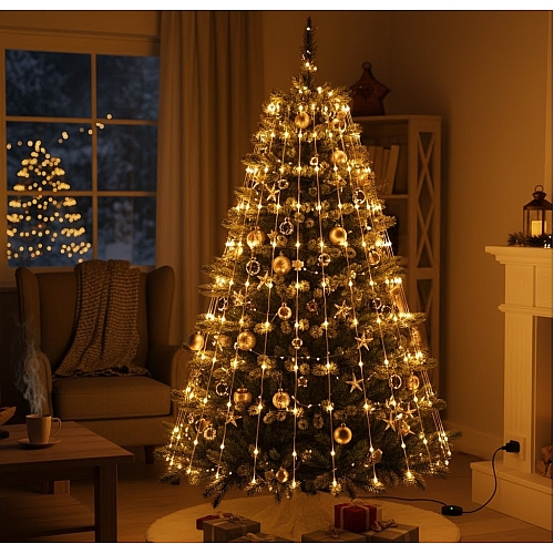 Світлодіодна гірлянда Кінський хвіст LightZone 130 LED теплий білий