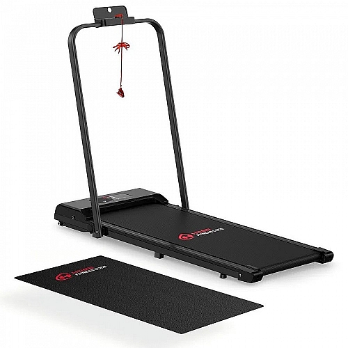 Уцінка Бігова доріжка складна з дугою Treadmill C1 Чорна до 6 км/год, до 90 кг