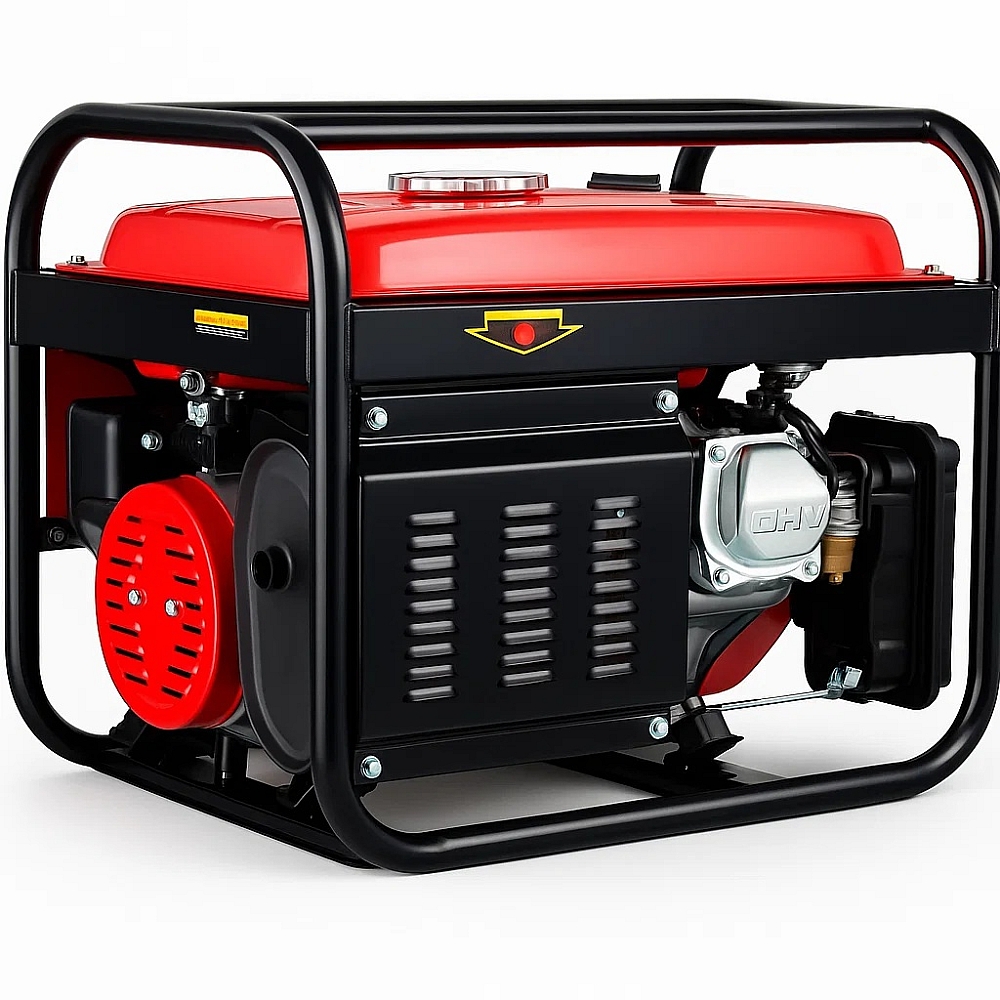 Генератор Luxtec 2,8 кВт газ/бензин Оригінал, 7 к.с., 15 літрів, 40 кг, однофазний мідна обмотка