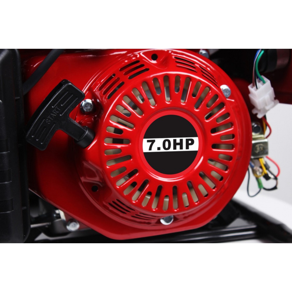 Генератор Luxtec 2,8 кВт газ/бензин Оригінал, 7 к.с., 15 літрів, 40 кг, однофазний мідна обмотка