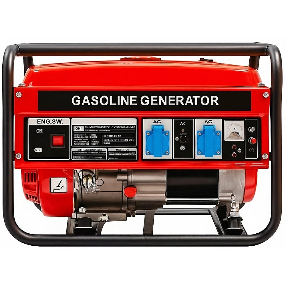 Генератор Luxtec 2,8 кВт газ/бензин Оригінал, 7 к.с., 15 літрів, 40 кг, однофазний мідна обмотка